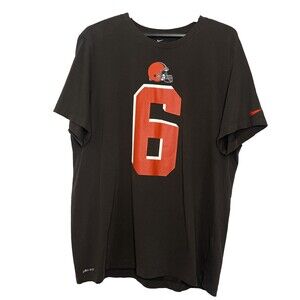 Baker Mayfield Cleveland Browns Nike Men's Dri Fit Tee Shirt XXL Graphic 6 NFL